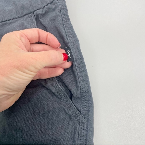 ONIA Linen Blend Breathable Chino Shorts Mens Sz‎ 36 Light Dark Gray 10" - Picture 6 of 11